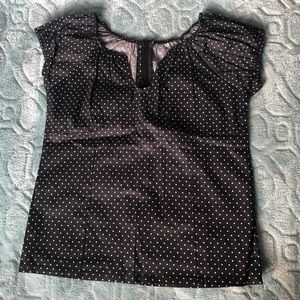Black with white polka dots BNWT 2XL